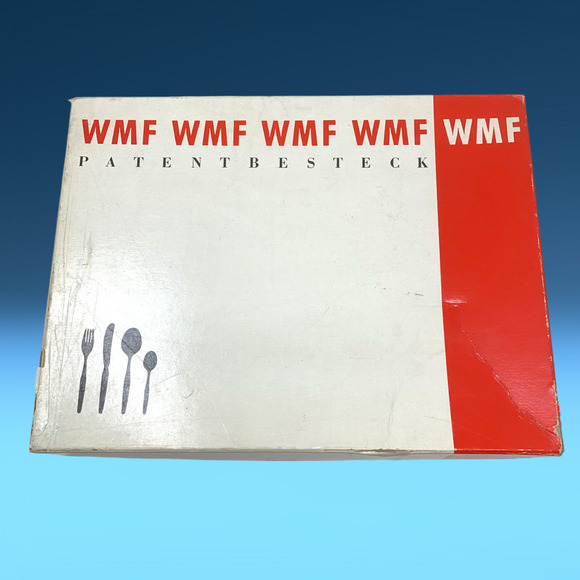 Vintage Lot 26 x WMF Wein Vienna Silverplate Flatware 90 45 MCM Original Box - Picture 9 of 9